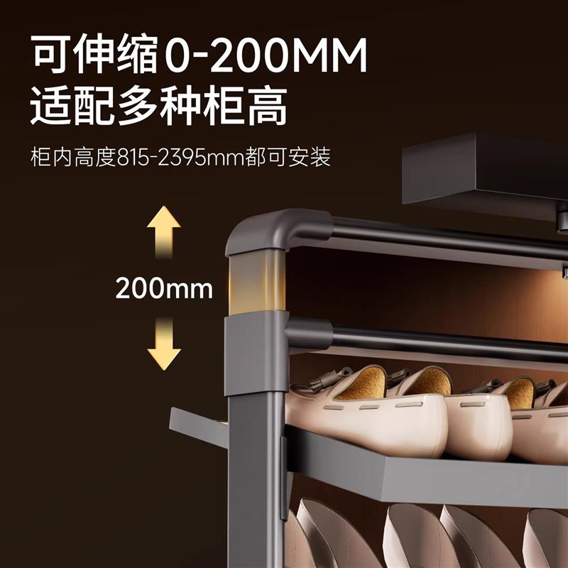 360度旋转鞋架家用门口五金配件鞋架双面铝合金鞋柜内置旋转鞋架
