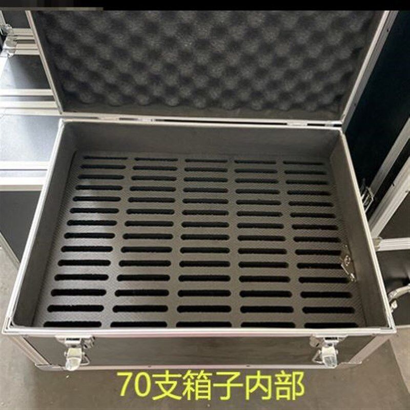 锁手机的管理箱子收纳盒子学生班级军训保管带锁铝合金手提存放箱