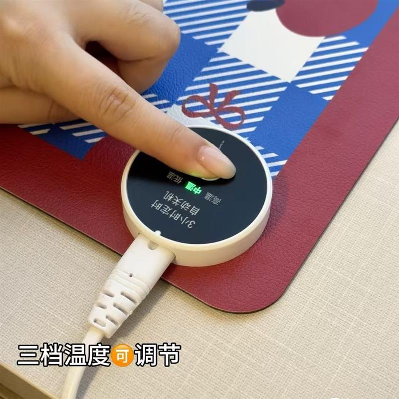 ONE 加热鼠标垫发热垫暖桌垫电脑键盘暖手桌垫保暖学习写字暖手垫