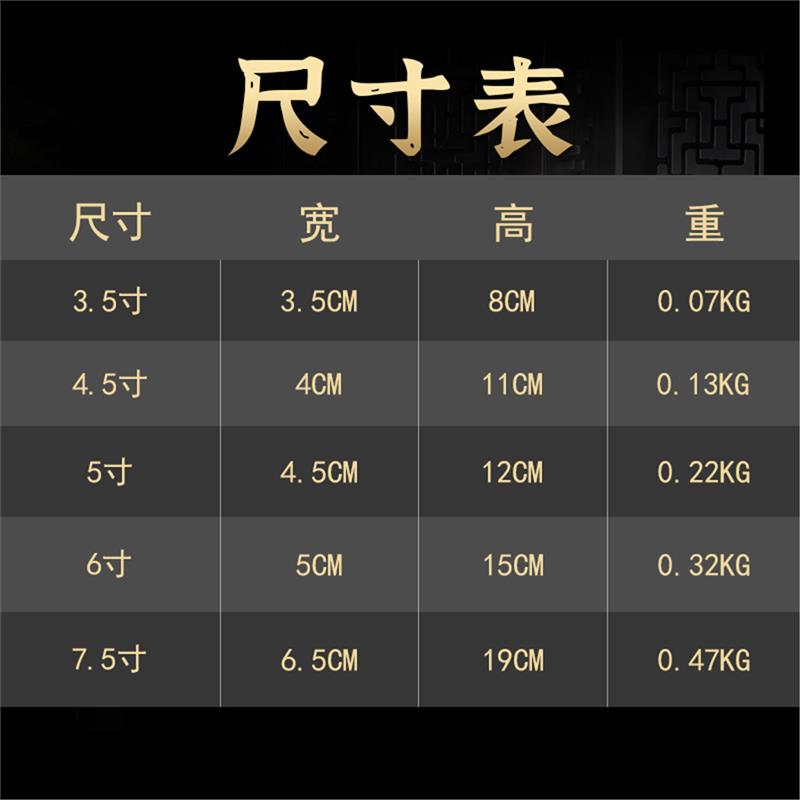 镇宅闭口铜葫芦挂件纯黄铜摆件 不开口 一体葫芦空心八卦拉丝葫芦