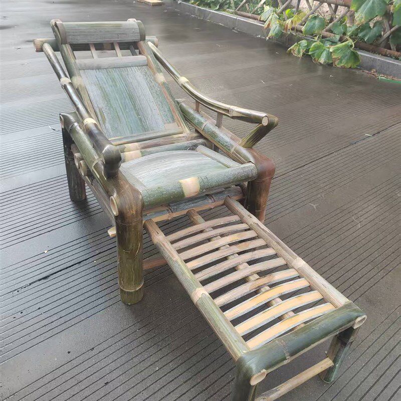 手工摇摇椅躺椅午休夏天家用老人躺椅摇摇躺椅竹子摇摇椅纯手工