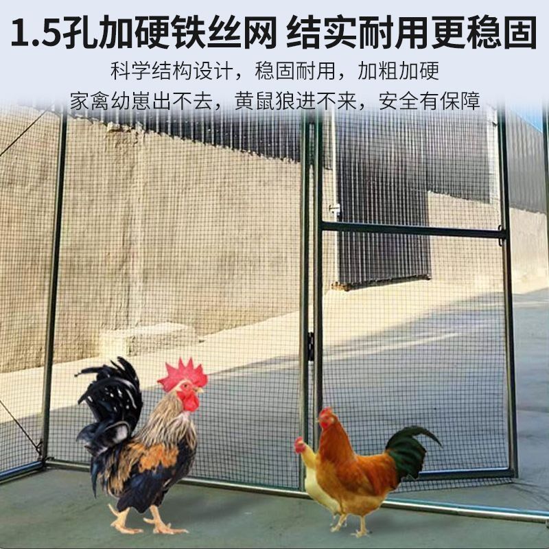 户外鸡棚鸡笼养鸡鸽笼家禽挡风大型防雨孔雀遮雨鸡舍搭建家用养殖