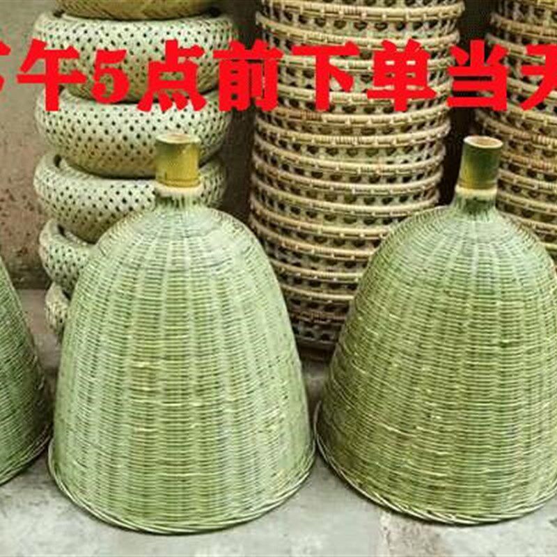 竹编竹制品手工竹编收蜂笼捕蜂笼招蜂笼加大竹编捕蜂器透气抓蜜蜂
