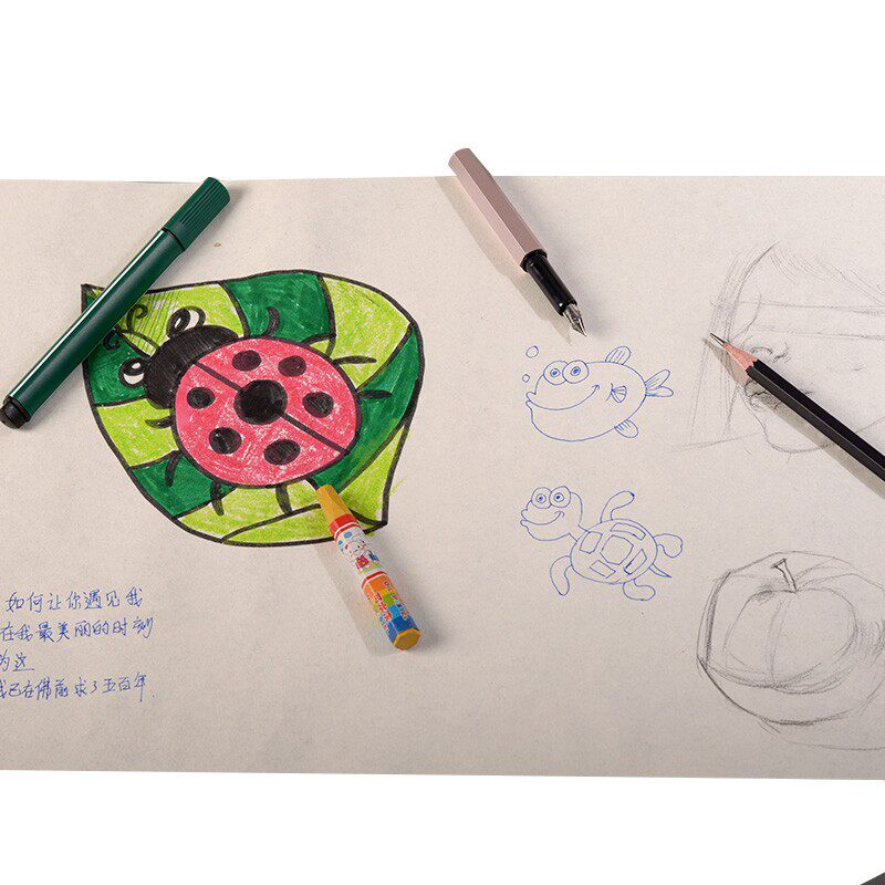 70g速写纸1000张八开儿童绘画涂鸦纸钢笔8k画纸美术生专用8开素写