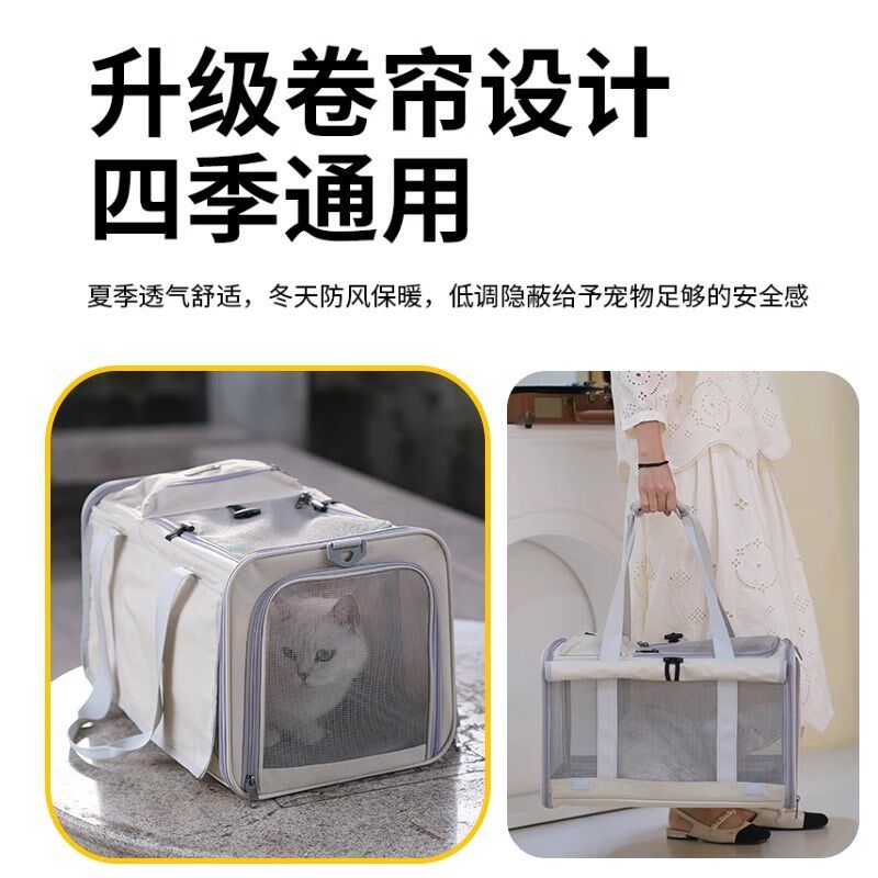 猫包外出便携透气装大号两只猫咪狗狗大容量手提宠物外带包猫笼子