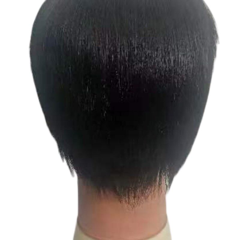 夏季男假发小函假发男短发中年男士真发头套中老年轻薄发型真发