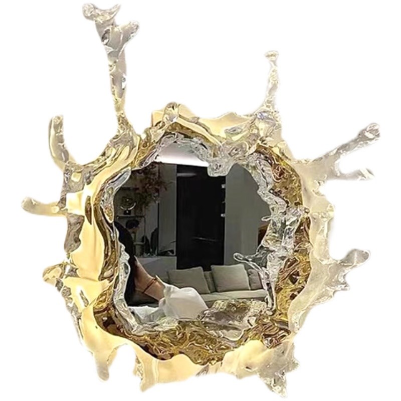 铂晶艺术轻奢壁灯 镜前灯卫生间玄关装饰墙灯网红水花梳妆镜子灯