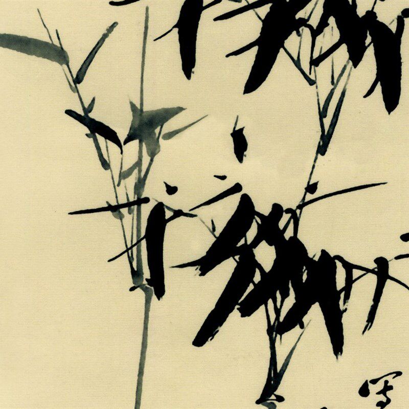 郑板桥梅兰竹菊四条屏28X103仿古画复制花鸟画写意画名人字画名家