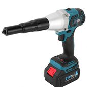 百马AB电动铆钉枪拉钉枪全自动拉铆钉枪充电锂电拉铆枪抽芯铆钉机