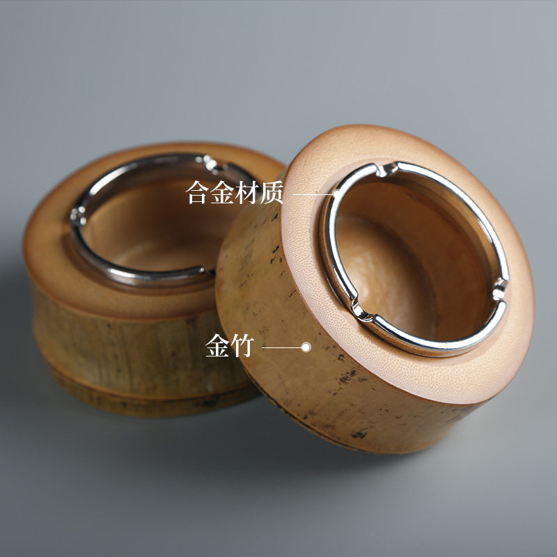 新品个性烟灰缸家用客厅防腐茶室个性烟缸摆件新中式烟灰缸防飞灰