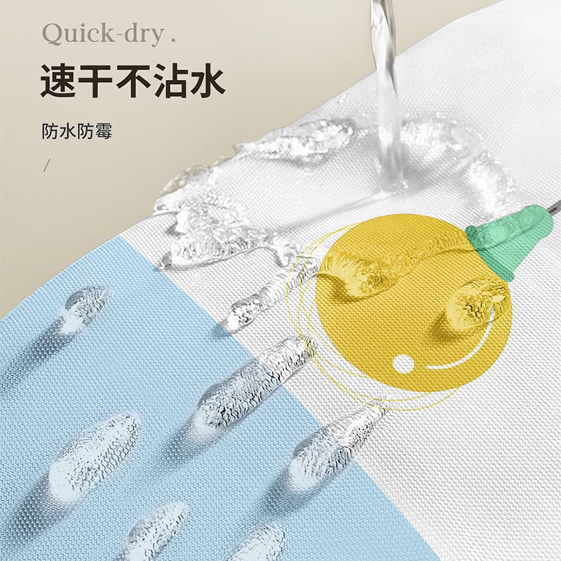 浴帘隔断帘防水高档浴室隔断挡水帘加厚垂高档卫生间防水布免打孔