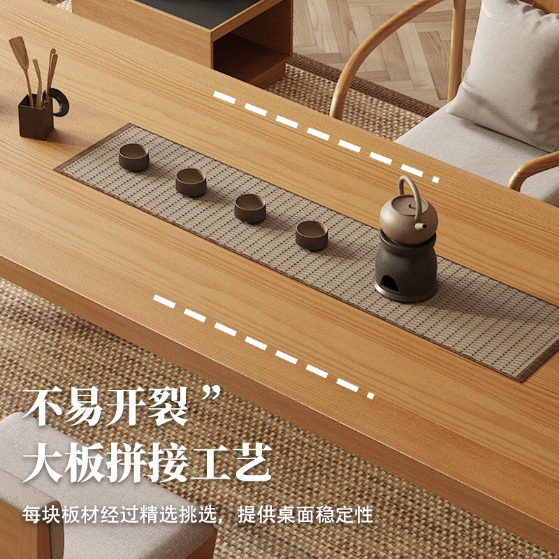 实木日式茶桌椅组合榻榻米飘窗小茶几家用功夫泡茶桌禅意简约茶台
