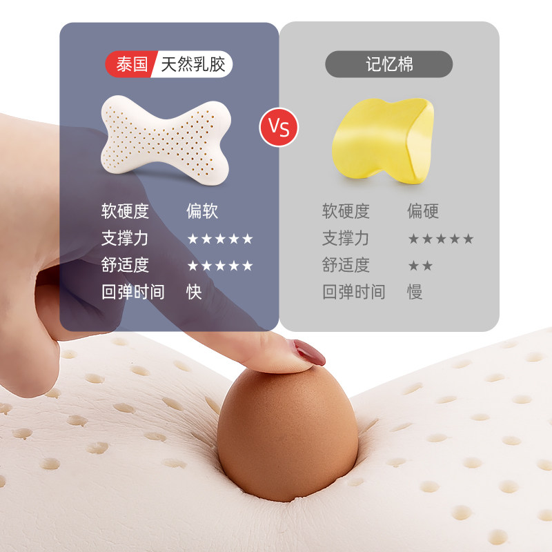 泰国乳胶汽车头枕护颈枕靠枕车用座椅枕头办公室椅子护脖子颈椎枕