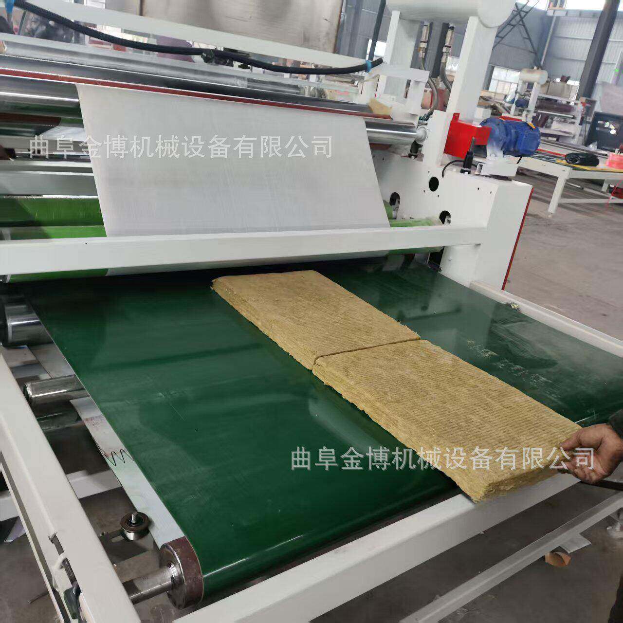 针刺毯双面铝箔热烫复合机陶瓷纤维棉覆膜机气凝胶毡铝箔平贴机