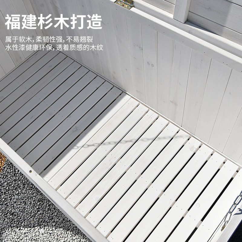 室外矮柜储物柜箱子地毯柜收纳户外花园阳台入户门室内实木防雨腐