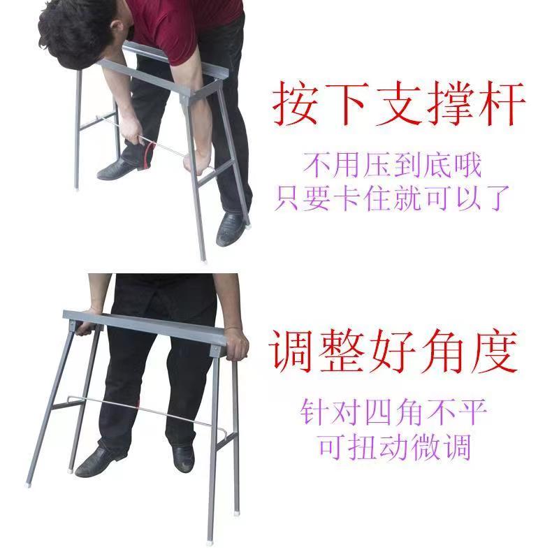 烧烤炉支架加高烧烤架站立式支架烧烤炉配件加厚折叠式烧烤支架炉