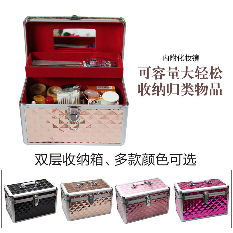美容足浴按摩技师手提工具箱修脚师专用箱化妆洗浴整理箱收纳盒