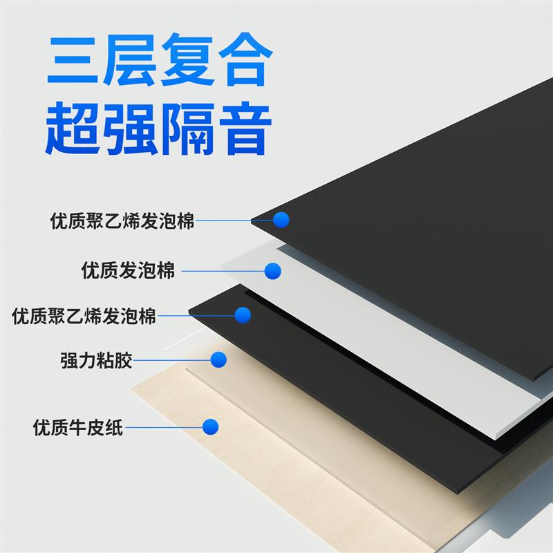 隔音减震垫楼层静音地面防震超强消音家用楼房楼上木地板止震垫