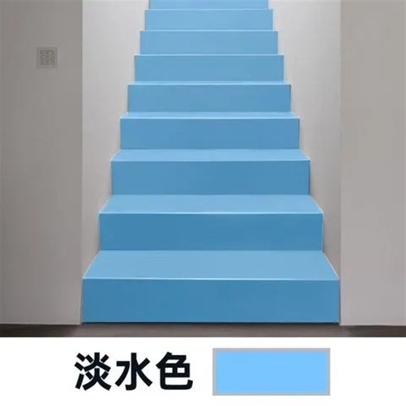 楼梯地坪漆踏步地板翻新防滑耐磨水泥地面室内室外楼梯专用地坪漆