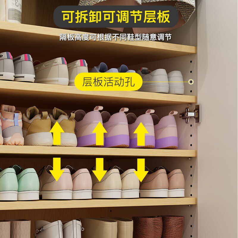 鞋柜一梯一户门外家用门口挂衣鞋柜带锁收纳定制储物柜子新款爆款