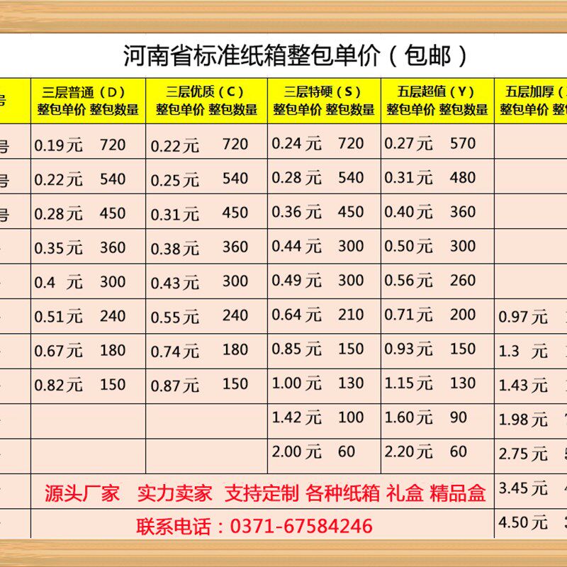 河南郑州淘宝快递纸箱子邮政3/4/5/6/7/8/9/10/11/12号薄五层纸箱