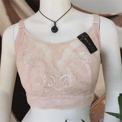 加肥加大全罩杯文胸防走光抹胸胖mm女士内衣无托超薄款收副乳胸罩