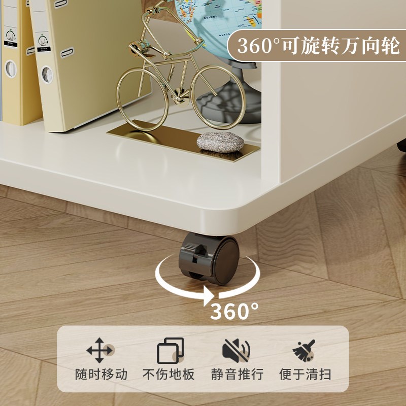 办公室打印机置物架双层杂物收纳架复印机放置柜文件资料储物架