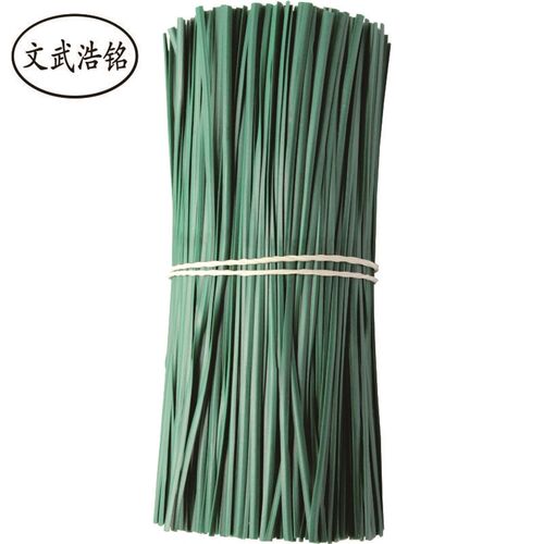 0.7铁芯皮线 包塑电线扎带 10厘米 1000条 月季扎丝扎线带 绑扎绳