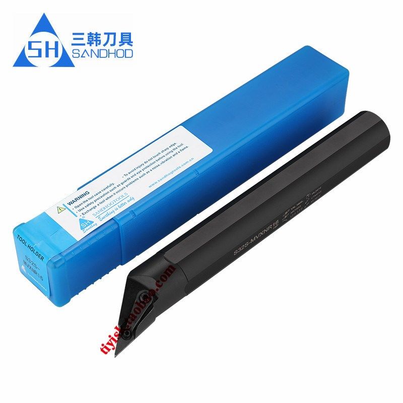 三韩刀杆 95度内孔菱形尖刀镗孔刀杆S20Q/25R/32S/40T-MVXNR/L16图片