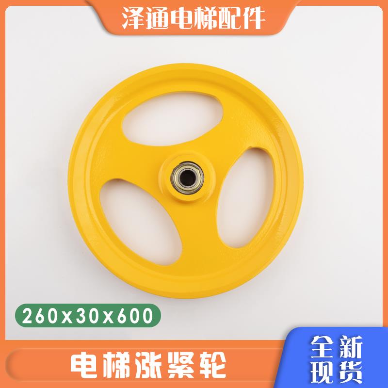 电梯涨紧轮260*30*6003 涨紧装置 适用于蒂森永大富士达电梯配件图片