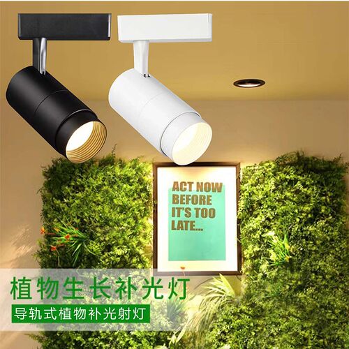 全光谱植物补光灯生长射灯花卉室内家用仿太阳光调聚焦轨道补光灯