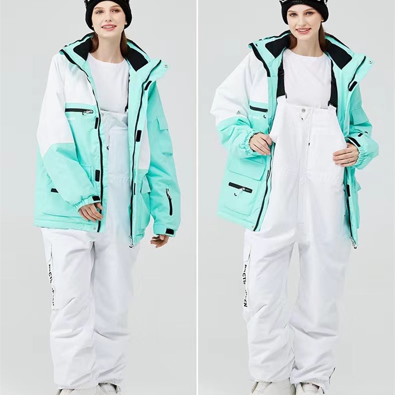 滑雪服男女套装冬季防风防水保暖滑雪衣裤单板双板滑雪服套装新款