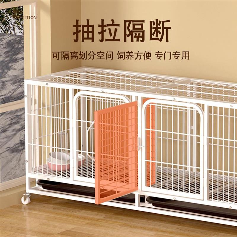 宠物店繁殖笼猫笼子寄养笼多层带隔断狗笼可繁育养殖笼子猫窝兔笼