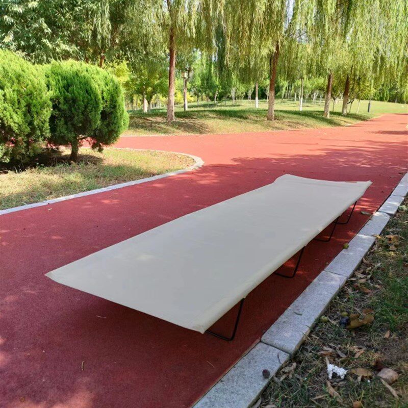 户外露营装备隔潮折叠床加长翘头矮脚便携折叠高回弹帐篷床特价