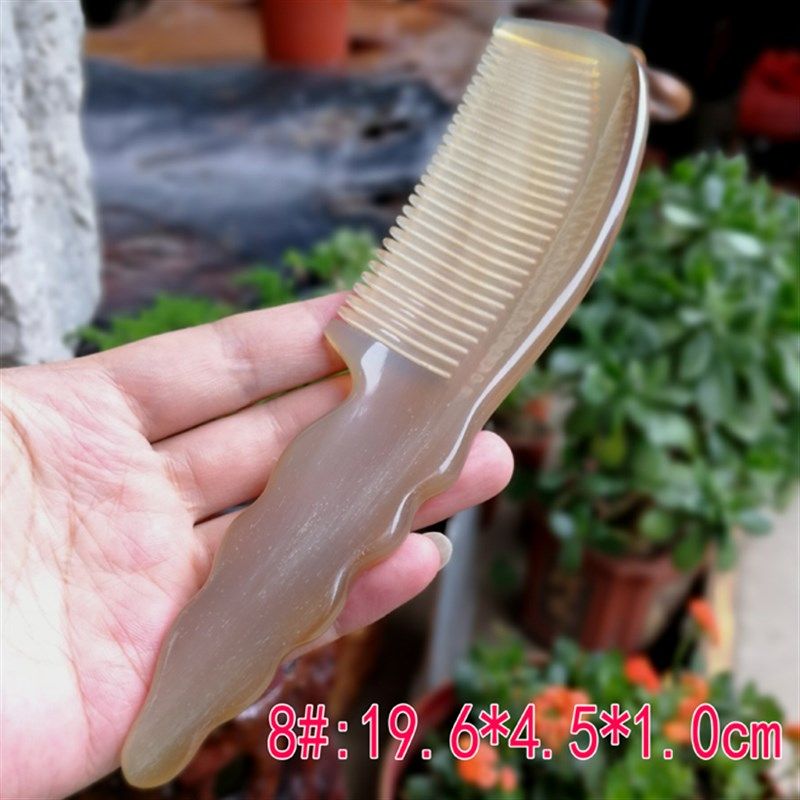 黔东南西江千户苗寨 手工白水牛角梳子 保健按摩 防白发脱发静电
