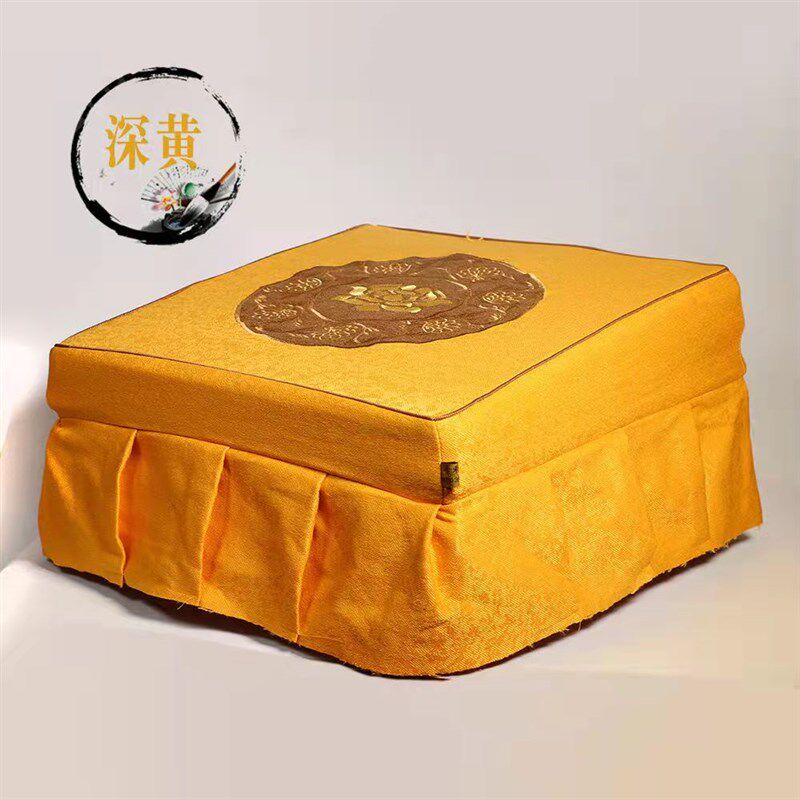 拜垫布套提花布家用跪垫拜垫打坐禅修莲花凳礼佛蒲团