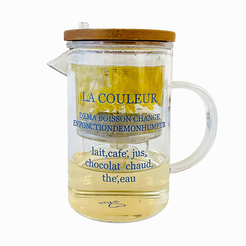 玻璃杯茶水分离过滤花茶壶办公按压式内胆家用一键过滤沏茶泡茶壶