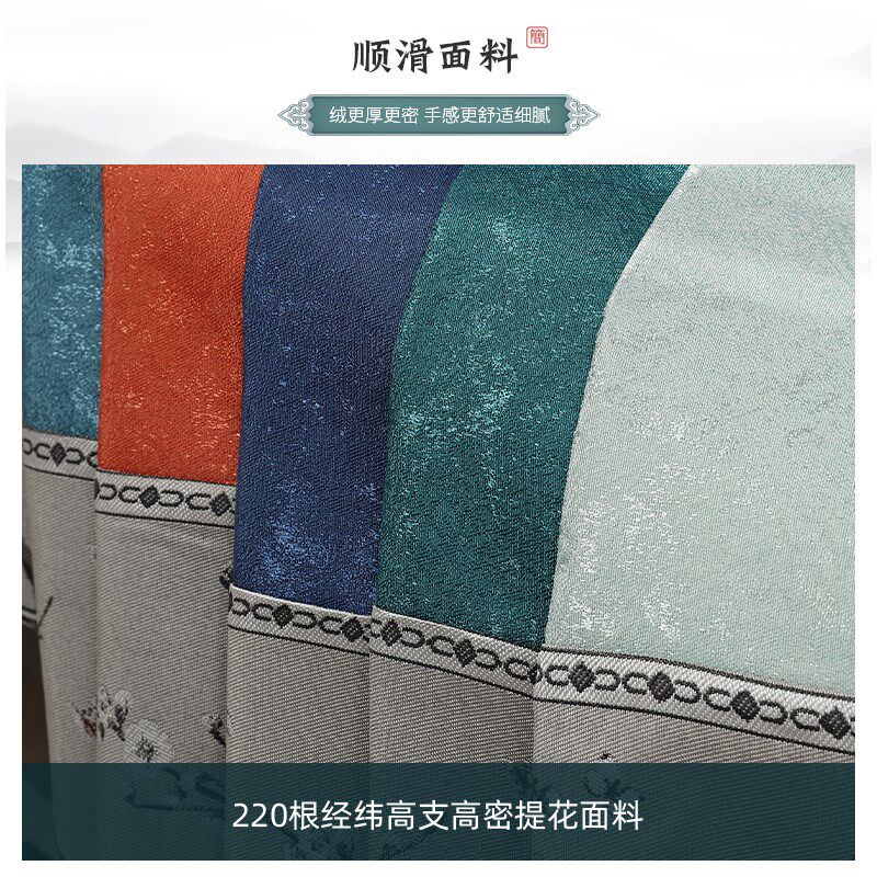 新中式沙发垫中式实木座垫四季通用防滑坐垫子盖布巾高档套罩定制