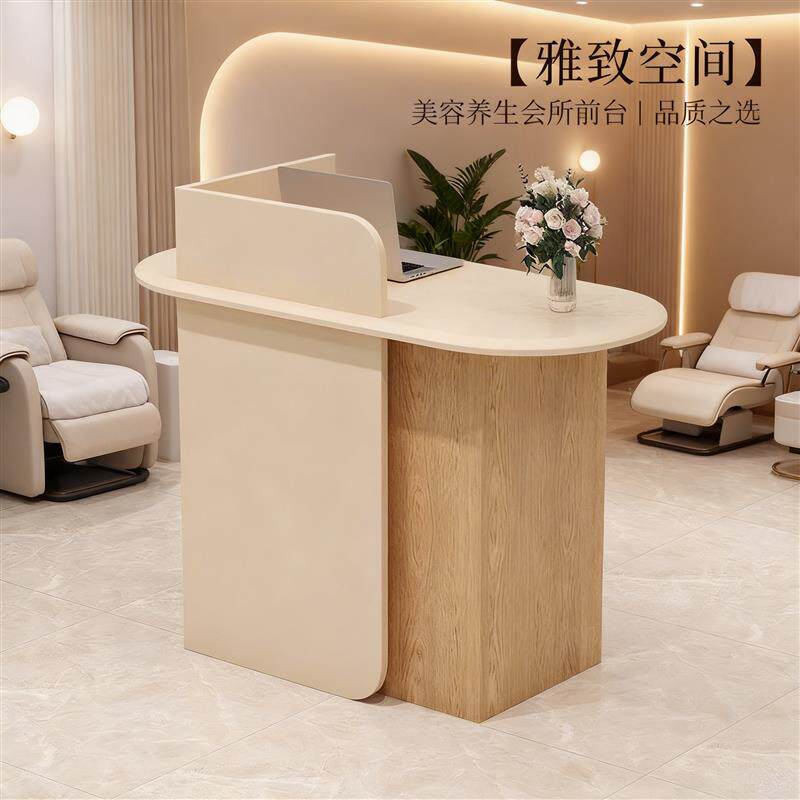吧台收银台店铺小型女装服装店前台美容院理发店美甲店柜台收银桌