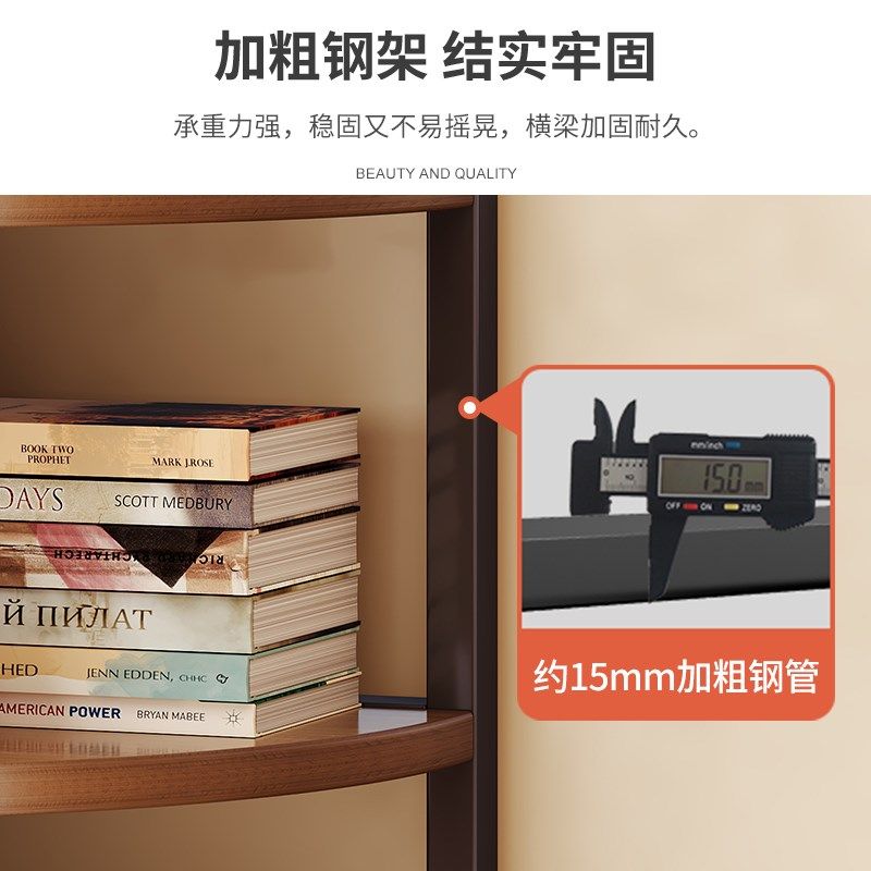 办公桌置物架桌面收纳简易工位书桌上转角小书架办公室靠墙三角柜
