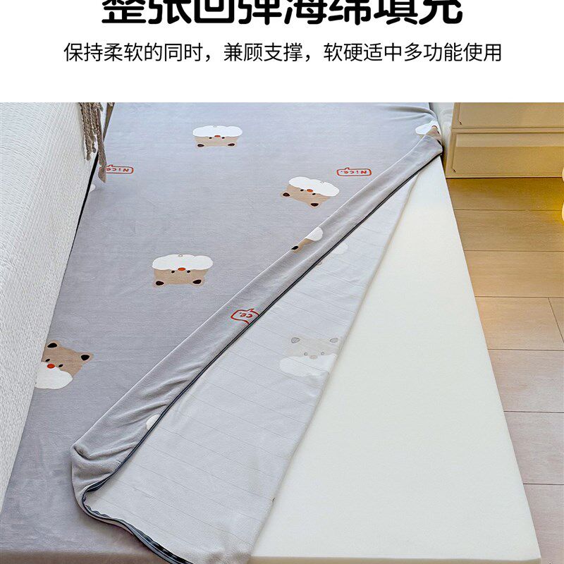 床边防摔地垫婴儿床边垫卧室加厚海绵床垫宝宝爬行垫冬季保暖垫子
