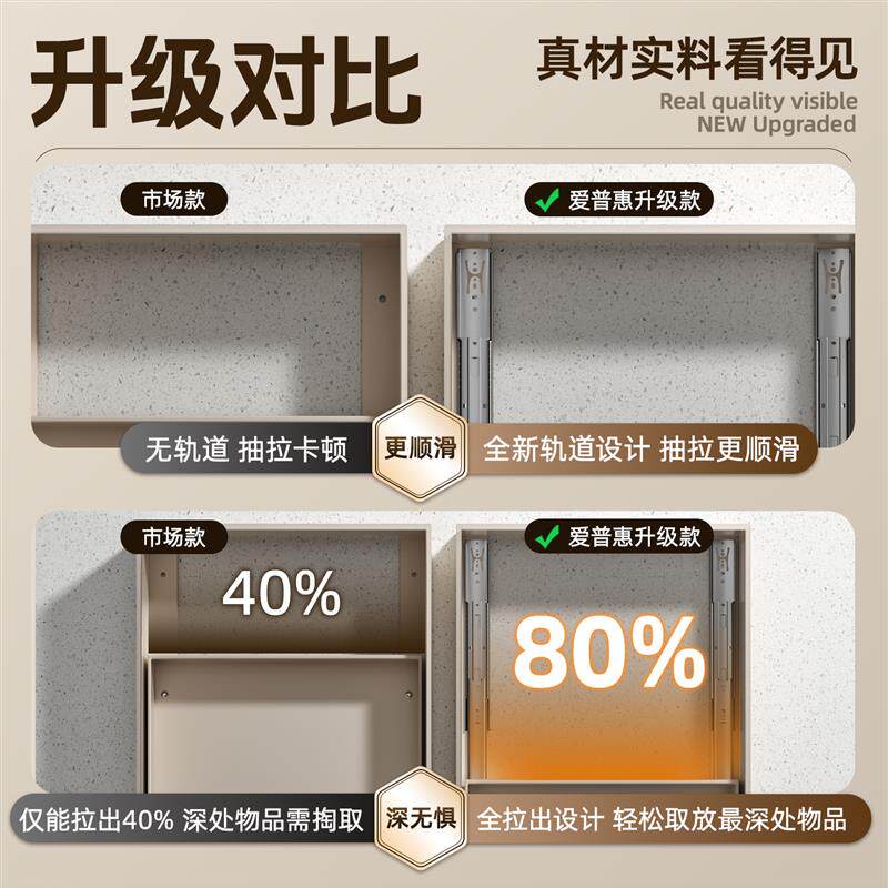 咖啡机置物架摆放吧台面桌面杯子收纳架胶囊咖啡抽屉拉式胡桃木柜