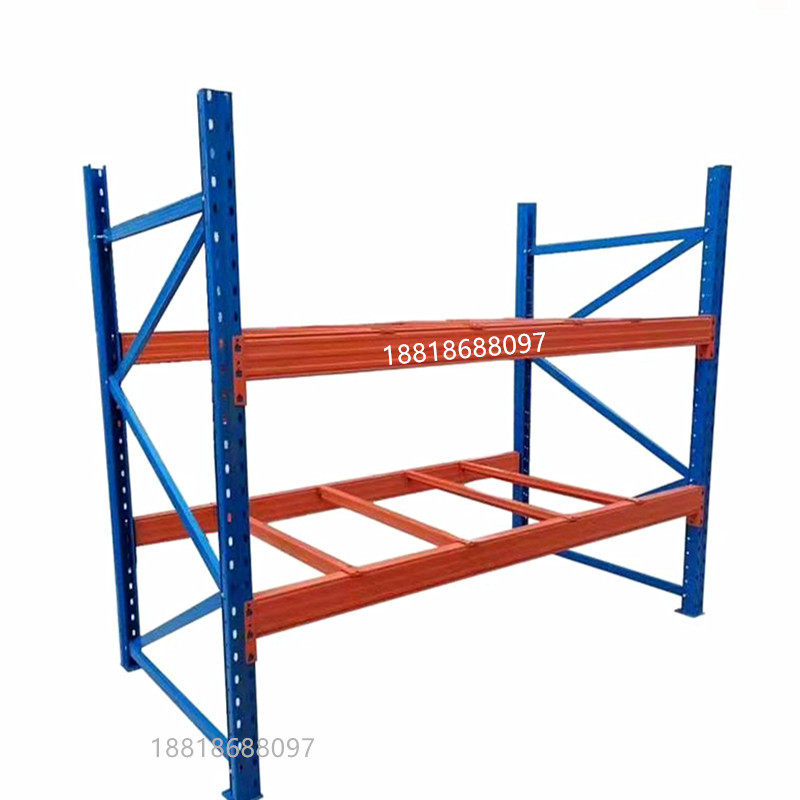重型货架大型工厂托盘式货架加厚仓储库房布匹板材货物架承重3吨