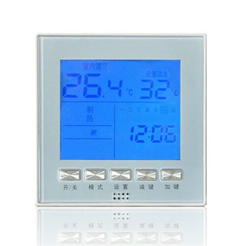 莱珂KWE中央空调温控器风机盘管温度控制器室内三速控温开关包邮