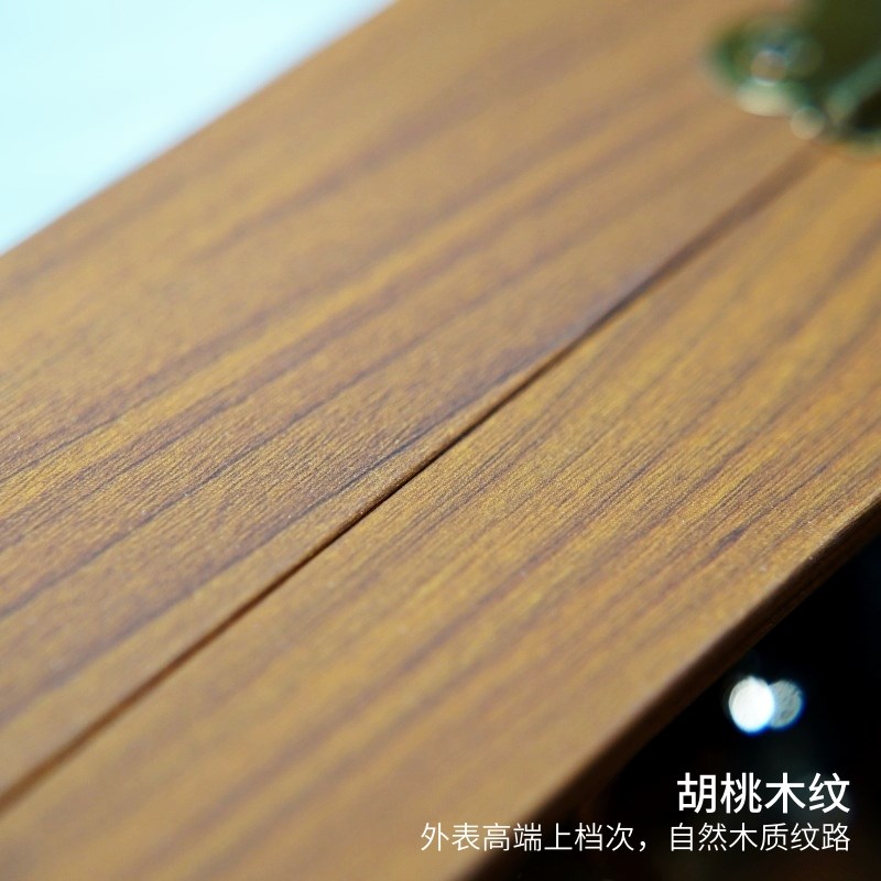 手表收纳盒10格黑胡桃木纹高档木质表盒机械腕表展示收藏棕色内里