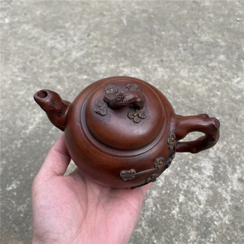 库存老壶赔钱处理宜兴紫砂壶名家纯手工顾景舟壶梅花紫砂杯茶具