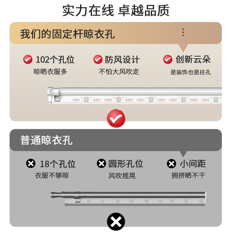 电动晾衣架烘干智能遥控升降阳台加长固定直杆不伸缩双排剪刀架