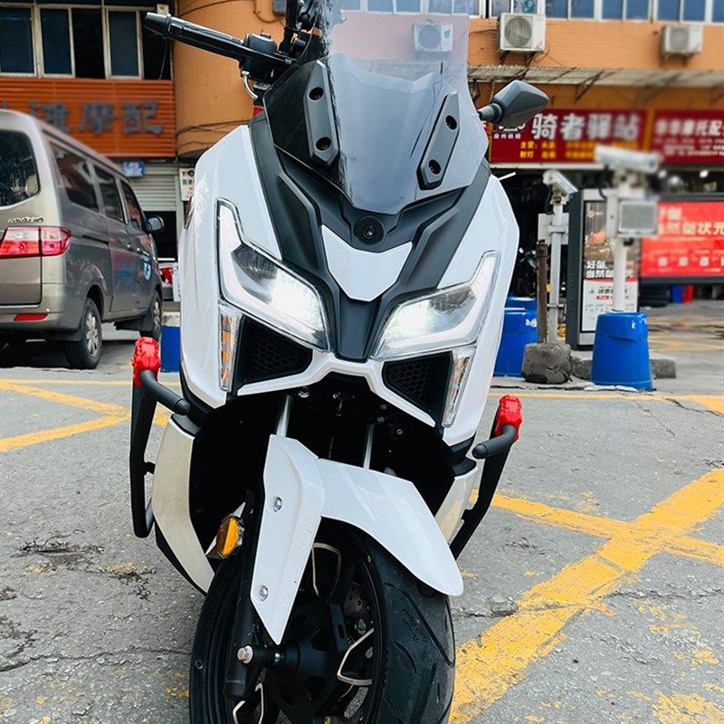 适配隆鑫无极SR150GT保险杠改装件摩托车护杠防撞架踏板车防摔杠