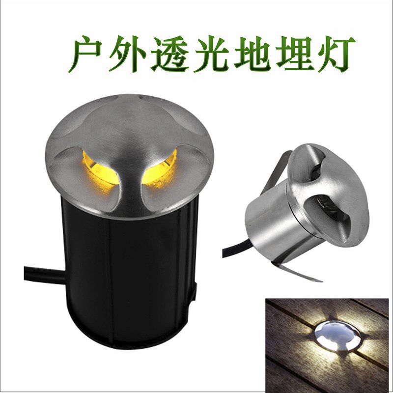LED侧透光埋地灯不锈钢户外防水地埋灯侧发光墙角灯地板灯台阶灯