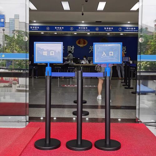 一米线栏杆广告牌不锈钢告示牌A4引导指示牌A3迎宾广告展示牌水牌